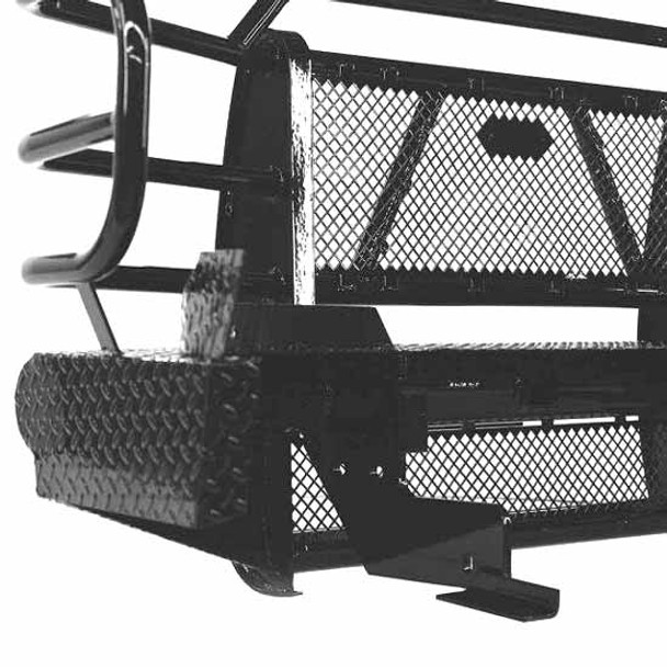 15K Winch-Ready Black Steel Front Sport Bumper W/ Grille Guard For Ram 1500 Mega Cab, 2500/3500 2006-2009 15K Winch-Ready Black Steel Front Sport Bumper W/ Grille Guard For Ram 1500 Mega Cab, 2500/3500 2006-2009