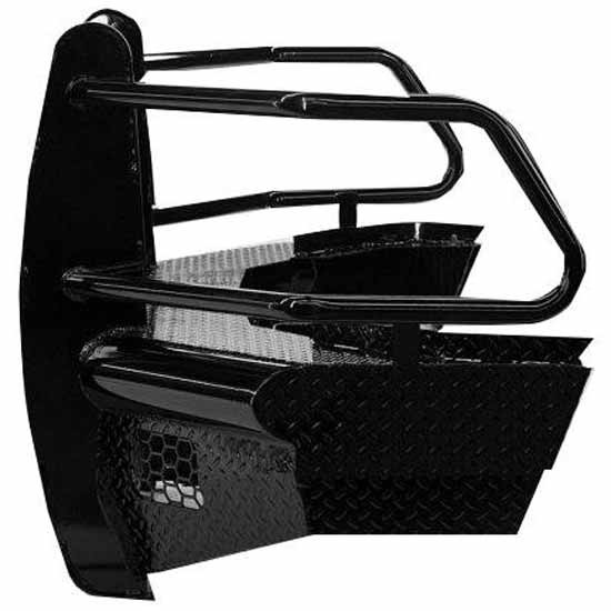 Legend Series Black Steel Front Bumper W/ Grille Guard, Sensors For Dodge/Ram 2500/3500 2010-2018