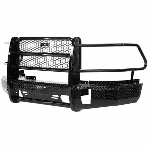 Summit Series Black Steel Front Bumper W/ Grille Guard For Ram 1500 2013-2018