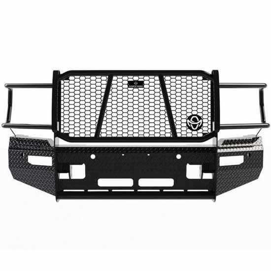 Summit Series Black Steel Front Bumper W/ Grille Guard, Sensors For Ram 2500/3500 2019-2020