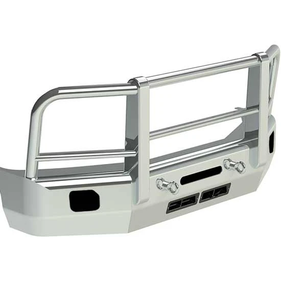 Herd Aero LT Plus 2 Post Truck Guard Bumper W/ Winch, OE Lights & Parking Sensors Cutouts For Dodge Ram 2500, 3500