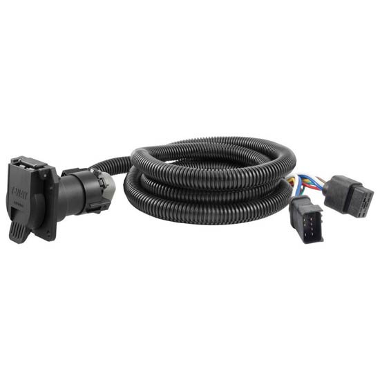 7 Ft. Custom Wiring Extension Harness Adds 7-Way RV Blade Socket To Dodge Ram, Dakota Truck Beds