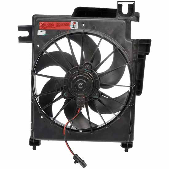 Condenser Fan Assembly Replaces 5080646AA, 5080647AB, 5093760AA, 68004163AA For Dodge Ram 1500, 2500, 3500