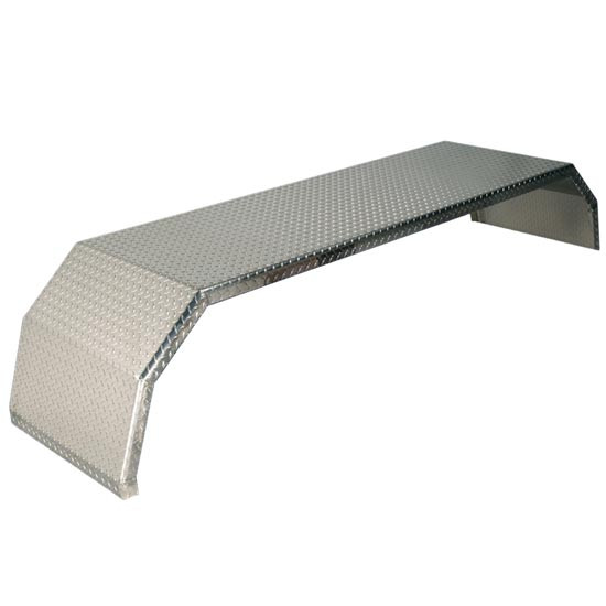 Merritt Super Duty Full Fender - 104.25 Inch Diamond Plate Aluminum