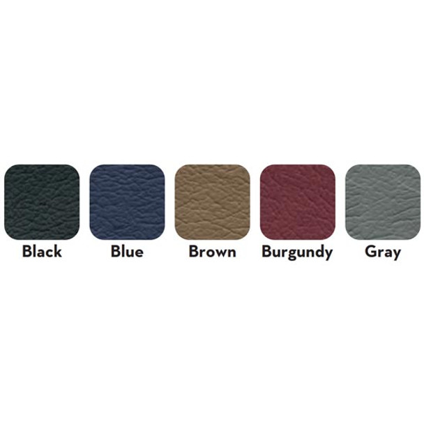 Seats Inc. Legacy Silver Seat W/ High Back, STD Base, Bellows - DuraLeather Black
