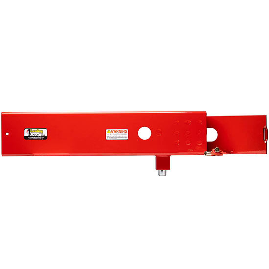 Trailer Landing Gear Leg Lock With Keyed Lock Secures Hand Crank In Place