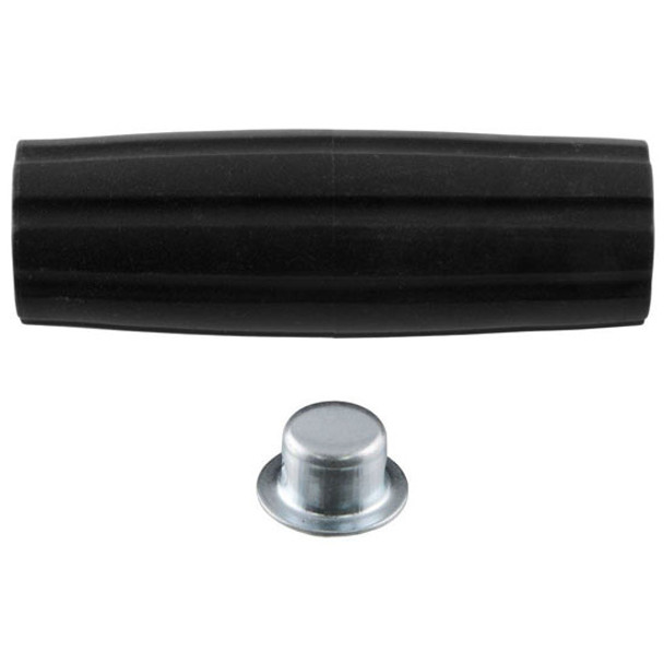 Replacement Black Plastic Jack Handle Grip W/ Cap Nut
