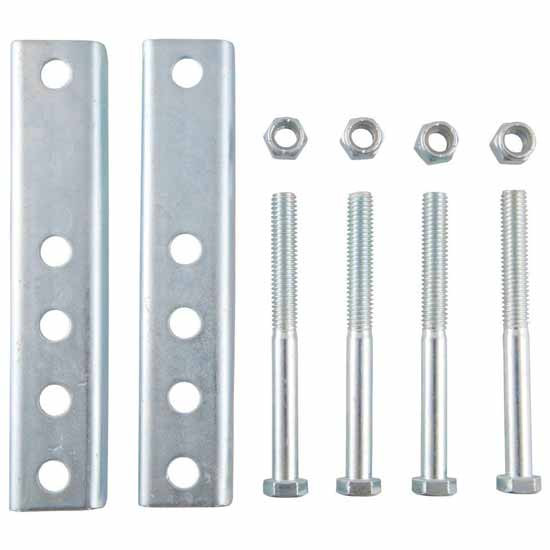Clear Zinc-Plated Steel Replacement Marine Jack Mounting Bars W/ Bolts