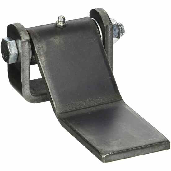 Formed Steel Hinge Strap With Grease Fittings For Trailer Doors 5.85 X 4.33 X 2.44 Inch