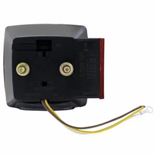 Over 80 Inch Wide Submersible Combination Tail Light With License Light - Red LED / Red Lens