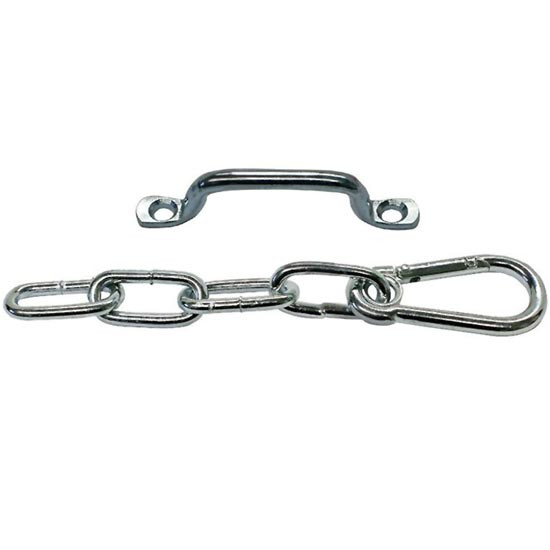 Door Holdback Loop With Galvanized Links