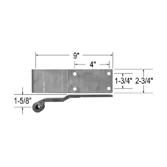 Aluminum Hinge For Wabash Swing Style Doors
