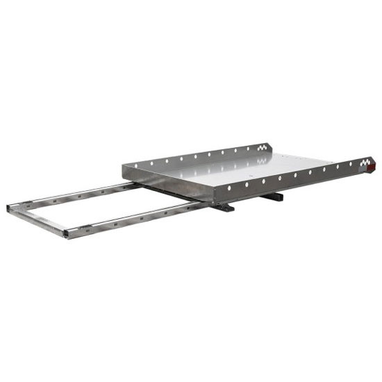 43.5 X 58 Inch Marine Grade Aluminum Truck Slide W/ Galvanized Steel Tee-Bone Track System - 1200 Lb. Capacity