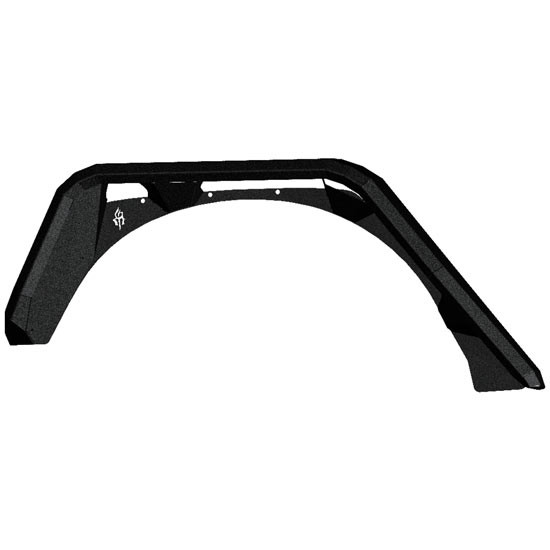 Road Armor Stealth Rear Fender Flare Body Armor - Texture Black For Jeep Wrangler
