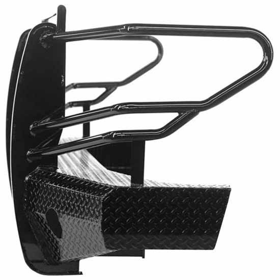 Summit Series Black Steel Front Bumper W/ Grille Guard For Toyota Tundra 2014-2019