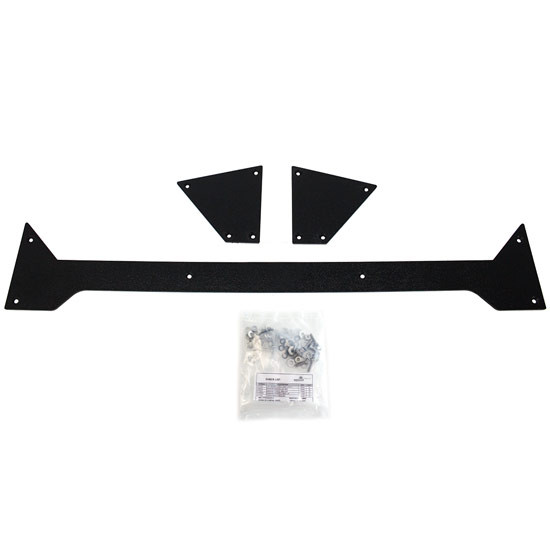 Black Steel Full End Cap Replacement Rub Plate Kit For Jeep Wrangler JK 2007-2018
