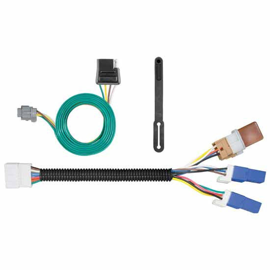 4-Flat Output Custom Wiring Harness For Tail, Brake, Turn Signal Lights For Nissan Frontier, Xterra, Pathfinder