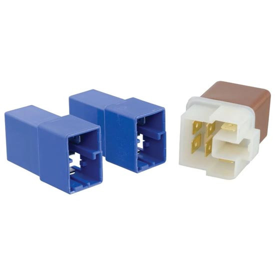 Relay Kit W/ 2 Small Blue Relays, 1 Large Brown Relay For Trailer Wiring Connection For Nissan Armada, Titan