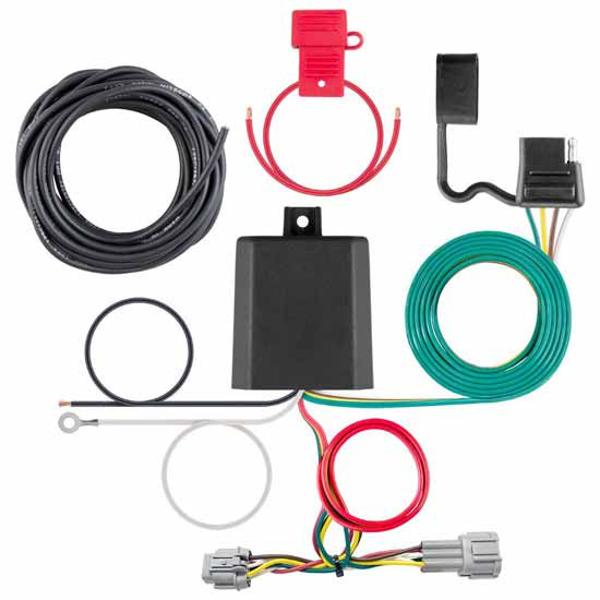 Plug-And-Play 4-Way Flat Output Custom Wiring Harness For Nissan Frontier, Quest, Mercury Villager