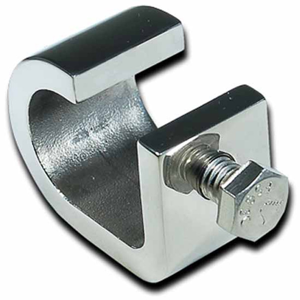 Bores 304 SS Clamp Mounting Bracket For Bumper Guides Bores 304 SS Clamp Mounting Bracket For Bumper Guides