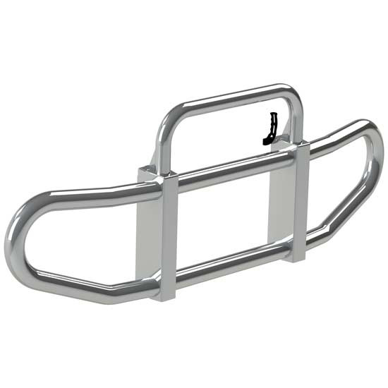 Herd G2 Series Grille Guard W/ Mirror Polish Finish For Peterbilt 567, Kenworth T880, W990