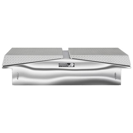 Smooth Aluminum Gullwing Tool Box W/ Diamond Plate Dual Lid- 71 X 16 X 23 Inch