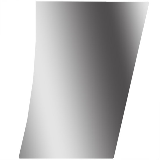 3 Inch Stainless Steel Blank Wide Cowl Panels For Peterbilt 388 123 BBC
