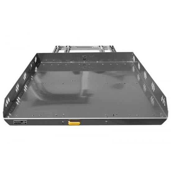 49 X 5 X 80.5 Inch Marine Grade Aluminum Truck Slide W/ Galvanized Steel Tracks For Short Bed - 2000 Lb. Capacity