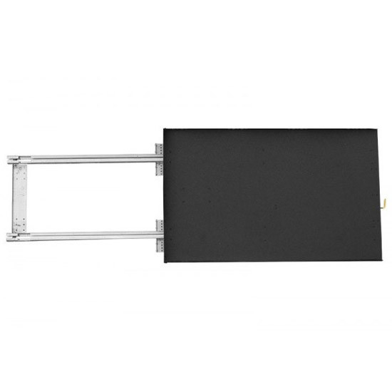 49 X 5 X 80 Inch Marine Grade Aluminum Truck Slide W/ Galvanized Steel Tracks For Short Bed - 4000 Lb. Capacity