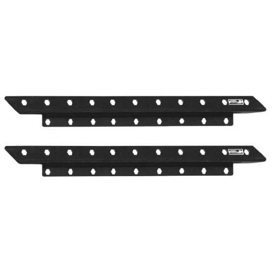 37.5 Inch Black Military-Grade Aluminum Savage Bed Rails Fit 5.5 Inch Bed