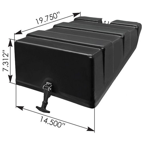 BESTfit Upper Battery Box Cover Black Plastic Replaces 20769166 32Mk571M For Mack & Volvo