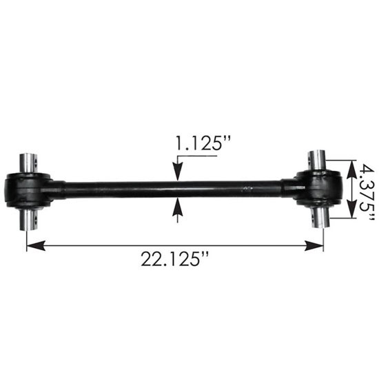 BESTfit 22.125 Inch Sealed Torque Rod For Mack & Volvo