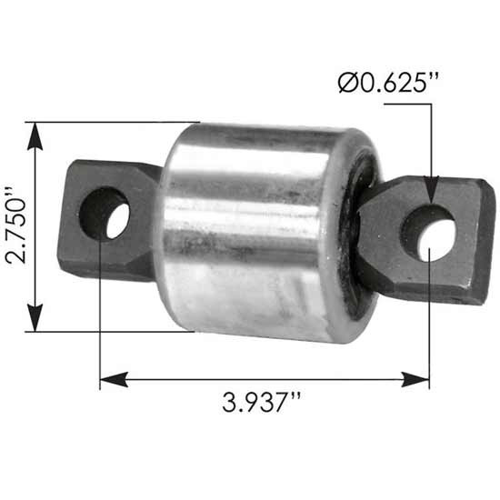 BESTfit Torque Rod Bushing Replaces 1693577C1 For Kenworth AG-200 & AG-400 8 Bag Suspension