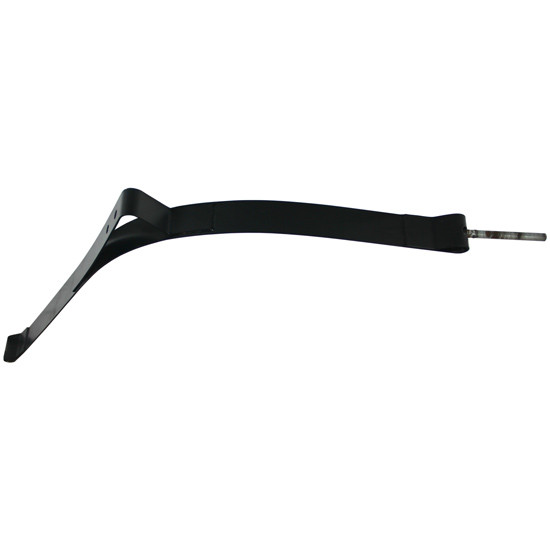 BESTfit 1.875 Inch Black Steel Fuel Tank Strap With Bracket For Upper Step For 19 inch Tall 63 Gallon D Shape Fuel Tank