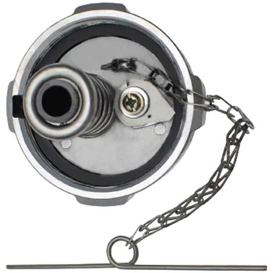 3 Inch Aluminum Vented Locking Fuel Cap 8 TPI NPSL  For International, Mack, Volvo