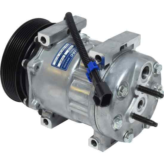 BESTfit AC Compressor With Pulley SD7H15HD Style Assembly Replaces F69-1015-151 For Peterbilt & Kenworth