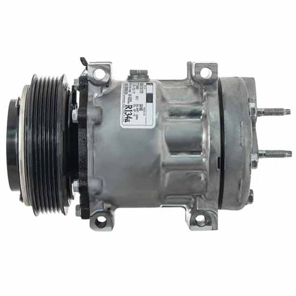 TPHD AC Compressor With 6 Groove Sanden 7H15 Style Clutch For Kenworth & Peterbilt