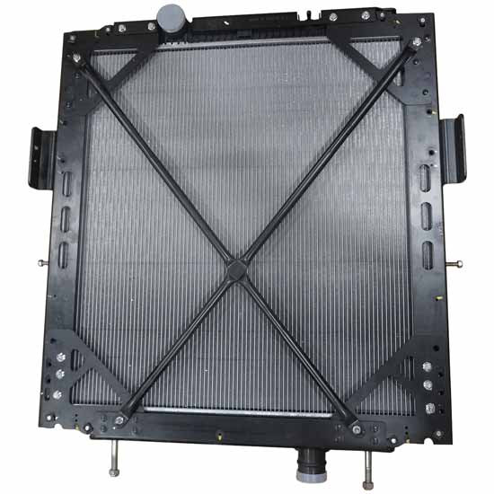 BESTfit Copper Brass Radiator W/ Frame 36 X 36.75 X 2.17 Inch 2 Row Replaces N4028004, F3160921101310 For Peterbilt 384, 386 & Kenworth W900L