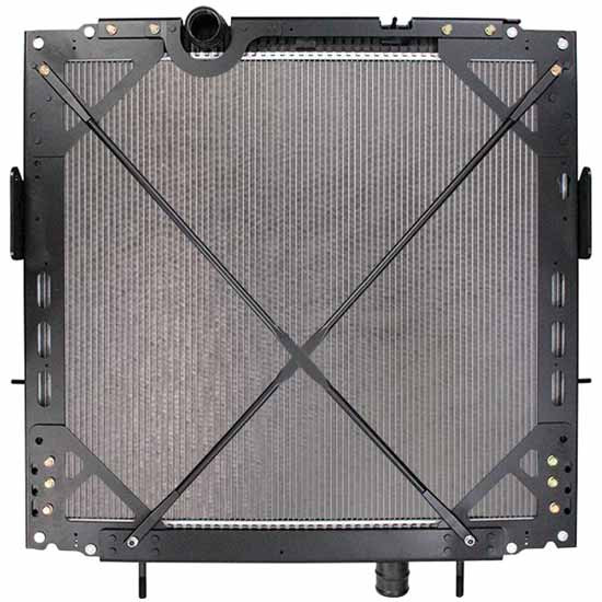 Peterbilt & Kenworth Plastic Aluminum 2 Row Radiator W/ Frame 34 X 38.75 Inch By BESTfit