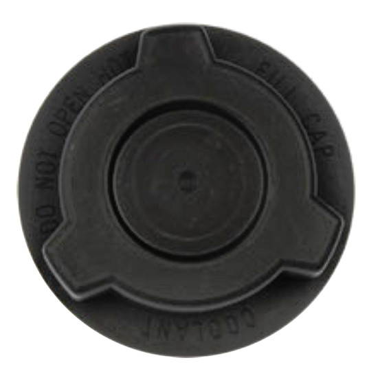 Black Plastic Coolant Reservoir Cap Without Nipple Replaces RC0050 For Kenworth & Peterbilt