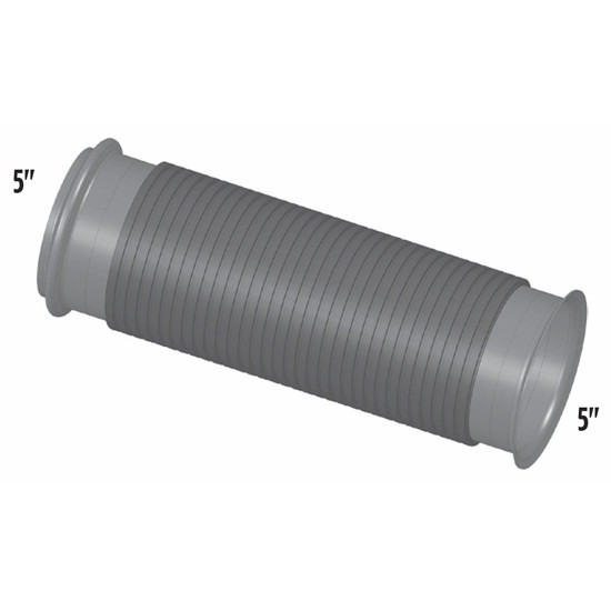 BESTfit DPF 5 X 12 Inch Bead Flex Connector W/ Flange Replaces 21051403 For Volvo, Mack