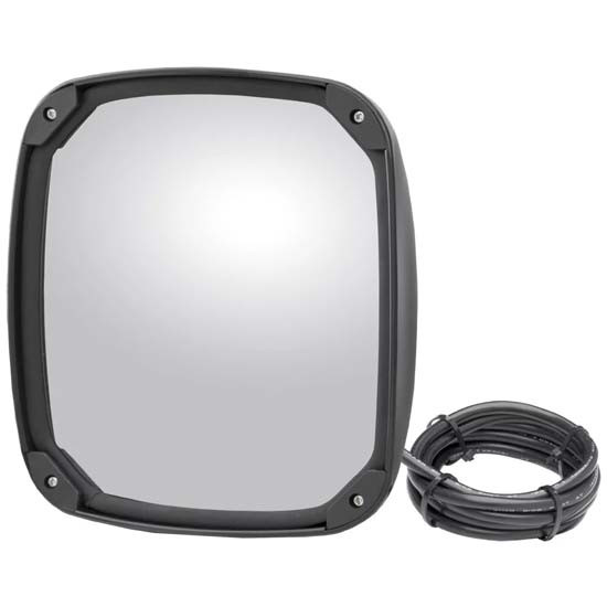 8 X 8.5 Inch Heated Convex Aerodynamic Mirror