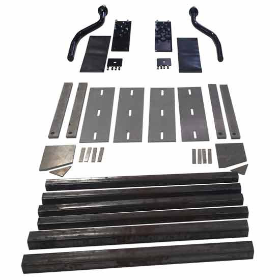 Full Fender Bracket Set By CSM For Peterbilt Low Air Leaf & Kenworth AG400L Suspensions 2005 & Newer