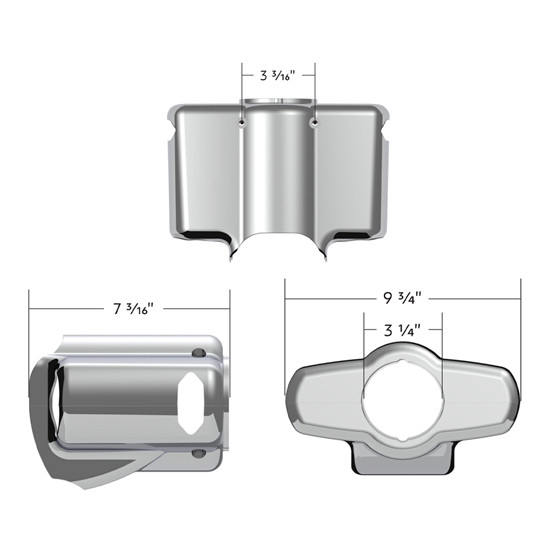 Chrome Upper Steering Column Cover
