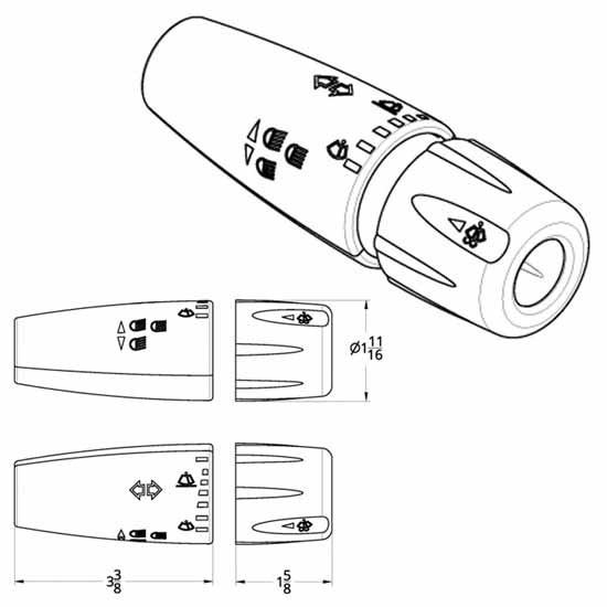 Chrome Turn Signal Lever Cover For Kenworth & Peterbilt