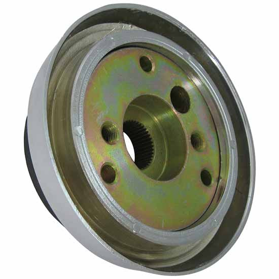 Steering Wheel Hub Adapter 3 Bolt Chrome For Peterbilt & Kenworth