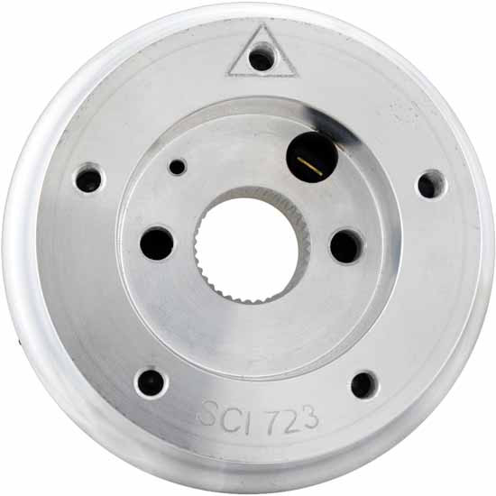 Polished Aluminum Hub Adapter For Kenworth & Peterbilt