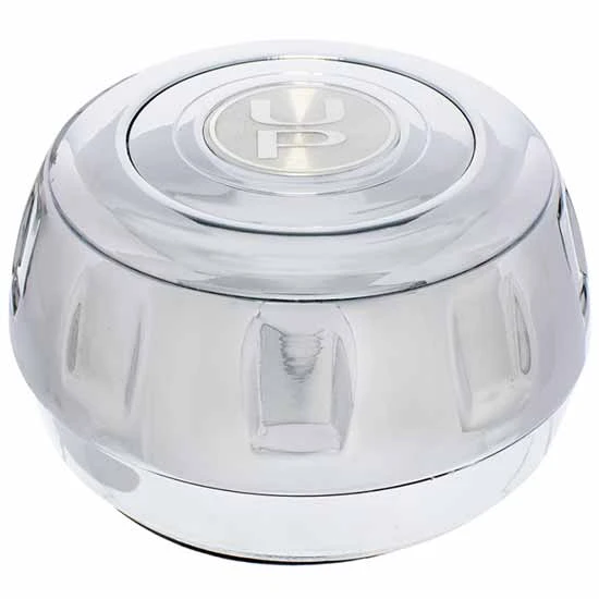 Chrome Steering Wheel Hub Adapter With Horn Button For Peterbilt, Kenworth & Western Star