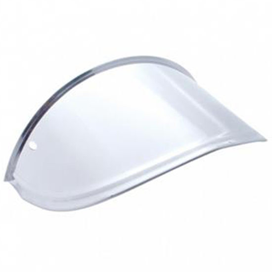 7 Inch Stainless Steel Visor For Round Headlight - Drop Style