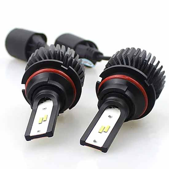 9007 Platinum 6000 Lumen LED Headlight Bulbs, By Haizer